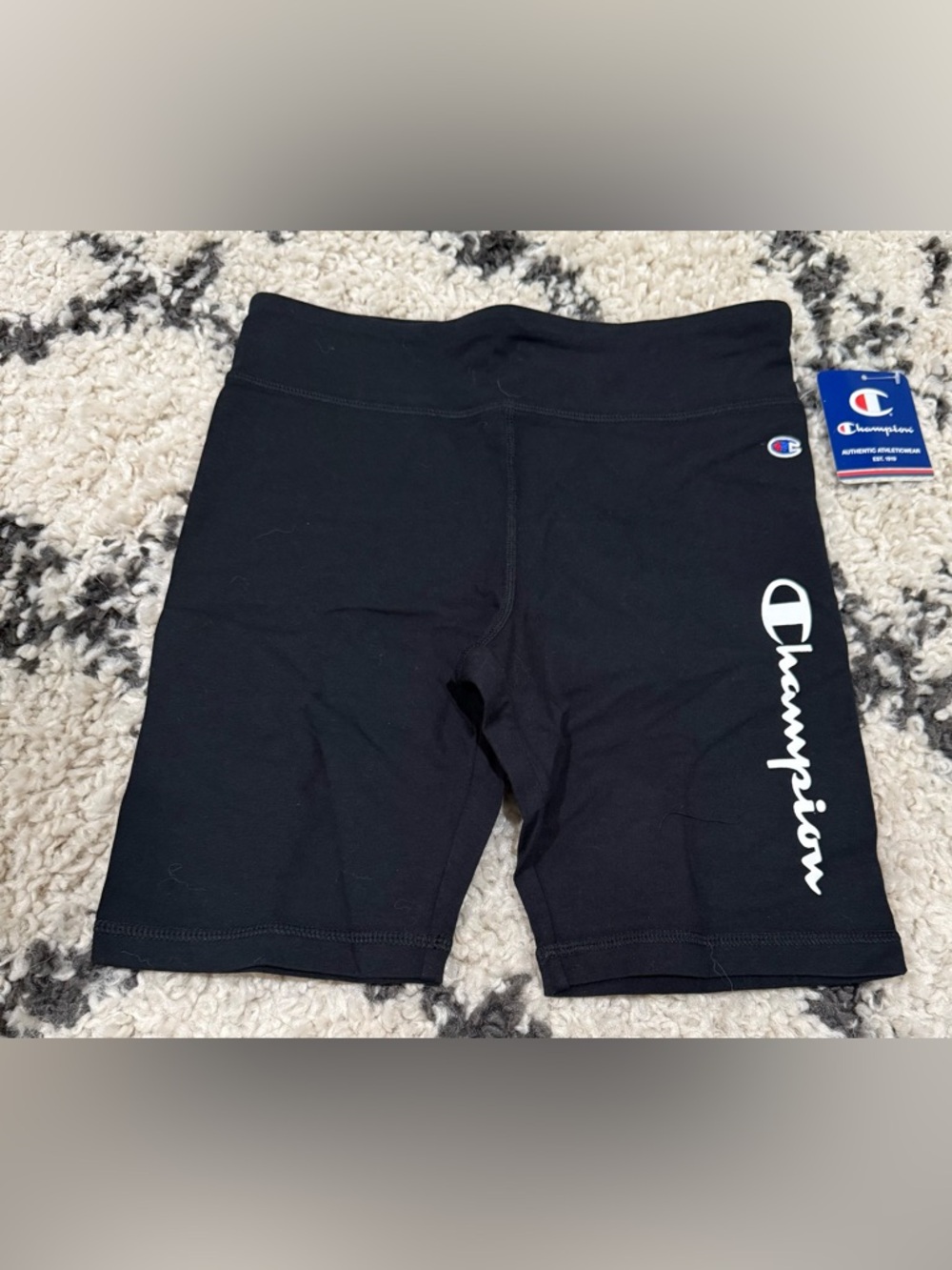 NWT Champion Big Girls Active Logo Bike Shorts Size L